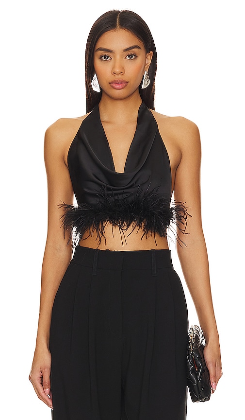 view 1 of 4 Ariane Draped Top in Black