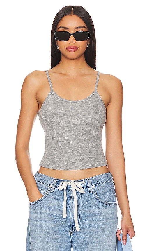 view 1 of 4 Lucy Tank Top in Heather Grey