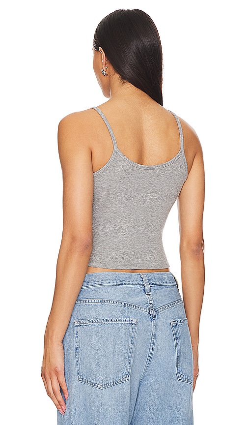 view 3 of 4 Lucy Tank Top in Heather Grey