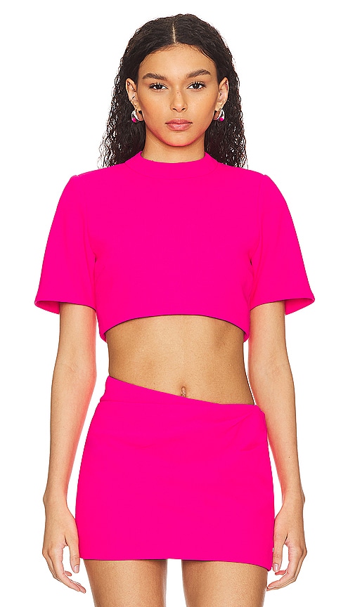 view 1 of 4 Serena Top in Electric Pink
