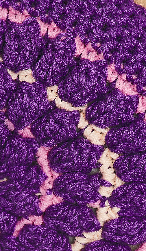 view 5 of 5 Mara Crochet Top in Purple