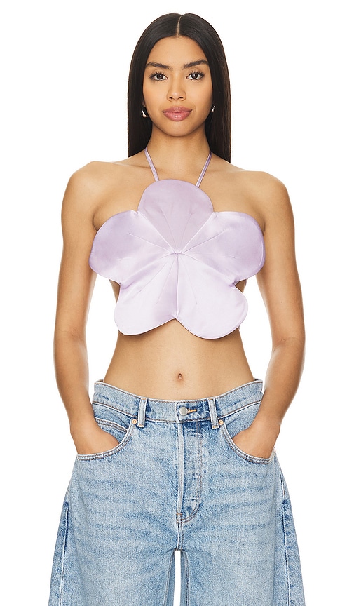 view 1 of 4 Lana Top in Lilac Purple