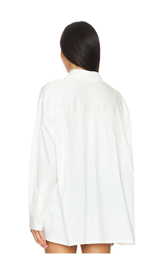 view 3 of 4 x Maggie MacDonald Mia Shirt in White