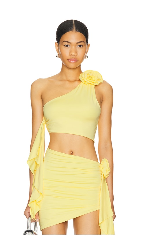 view 1 of 5 Cordelia Top in Yellow