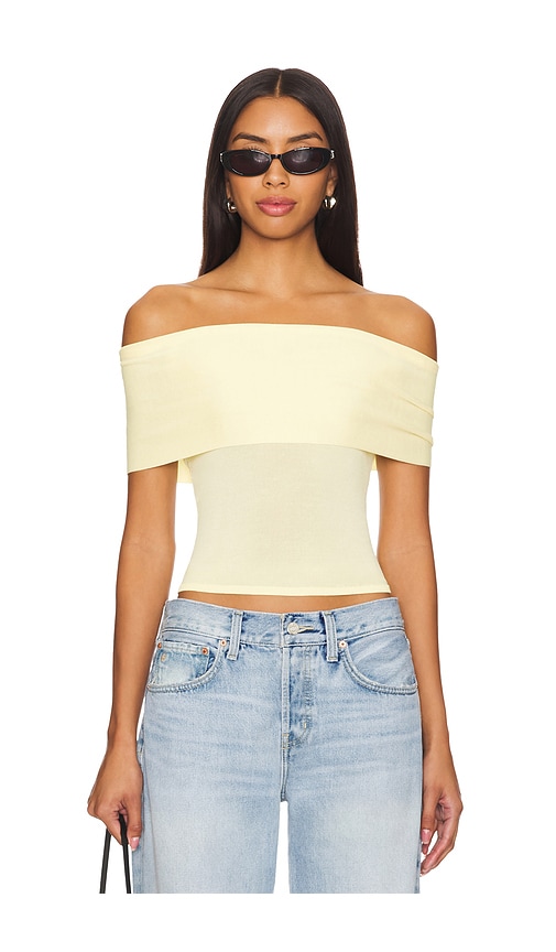 view 1 of 4 Anita Top in Pastel Yellow