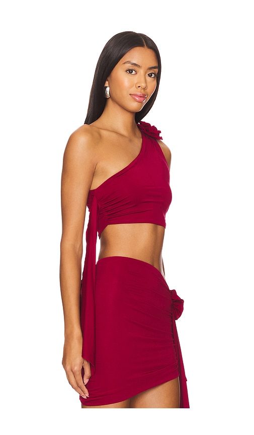 Shop Lovers & Friends Cordelia Top In Burgundy