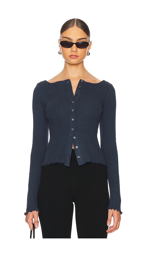 Shop Lovers & Friends Naya Cardigan In Midnight Blue