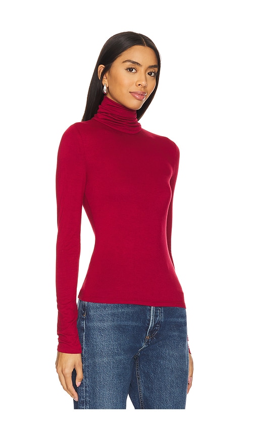 view 2 of 4 Katie Turtleneck in Dark Red