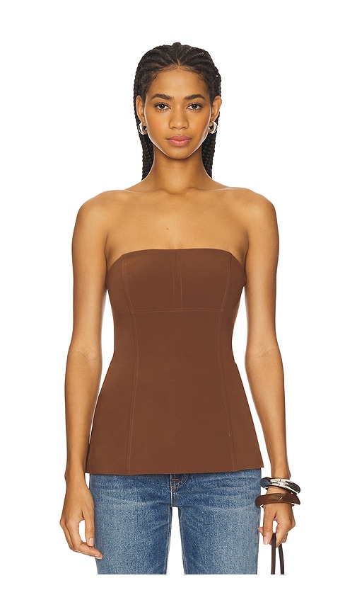 view 1 of 4 Noah Top in Brown