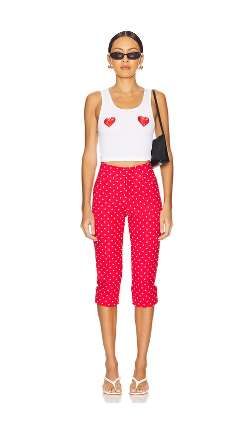 view 4 of 4 Hearts Tank in White