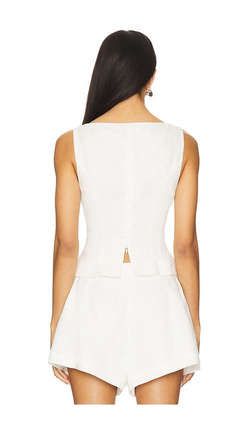 view 3 of 4 Nysa Top in White
