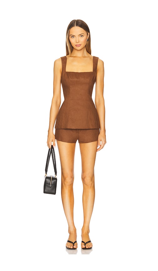 view 4 of 4 Brixton Top in Chocolate