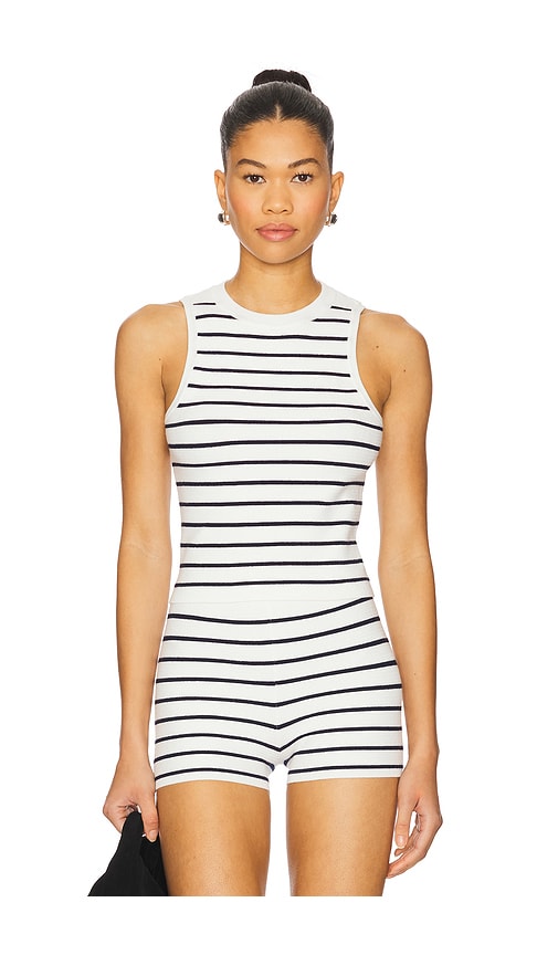 Kathleen Knit Tank in White. - size XL (also in L, M, S)