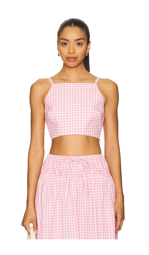 Aimee Crop Top in Pink. - size XS (also in L, M, S, XL, XXS)