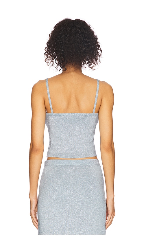 view 3 of 5 Carla Tank in Ice Blue