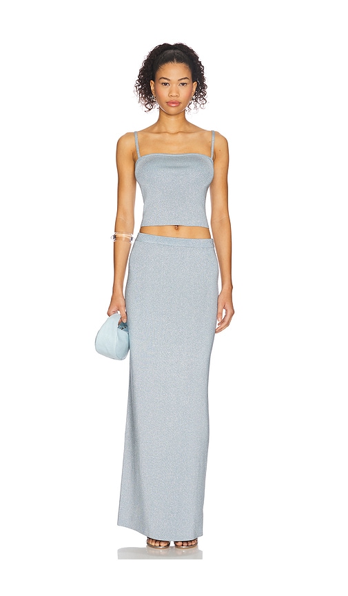 view 4 of 5 Carla Tank in Ice Blue
