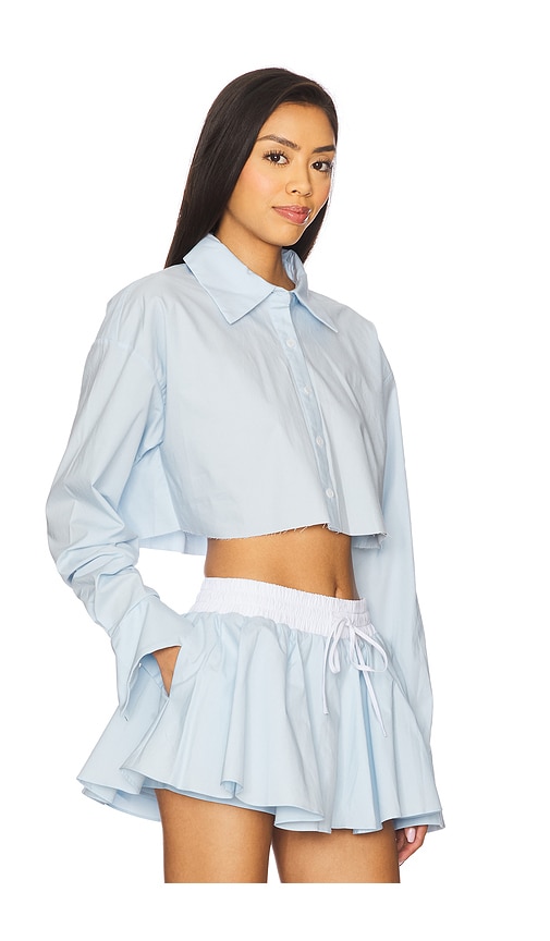 view 2 of 4 Palmer Cropped Top in Baby Blue