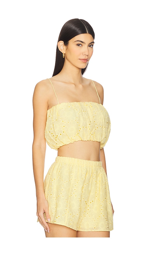 view 2 of 4 Josie Top in Baby Yellow