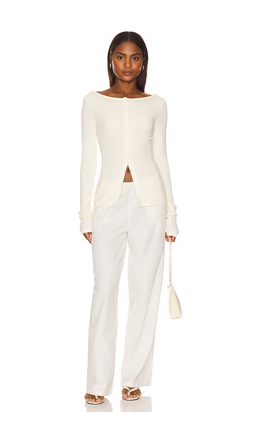 view 4 of 4 Jeanna Top in White