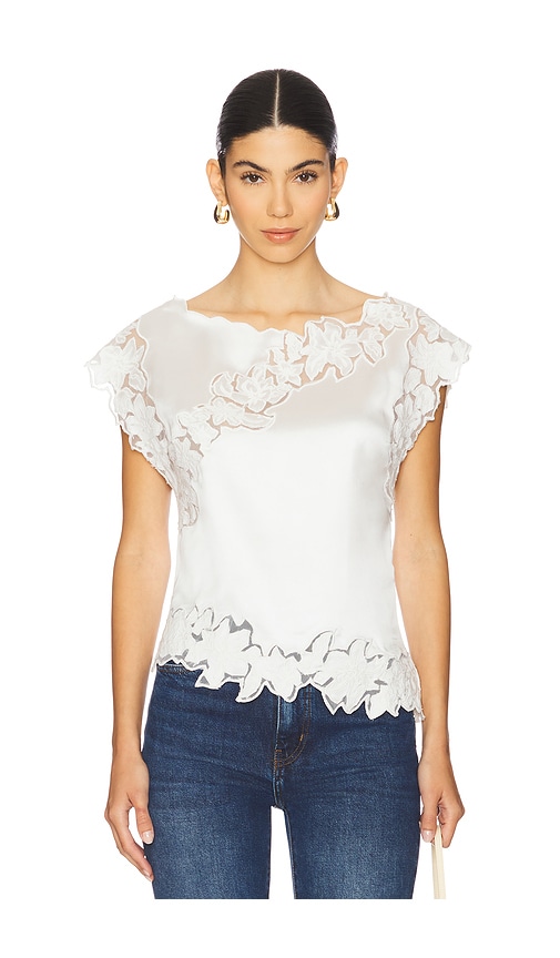 view 1 of 4 Begonia Top in White