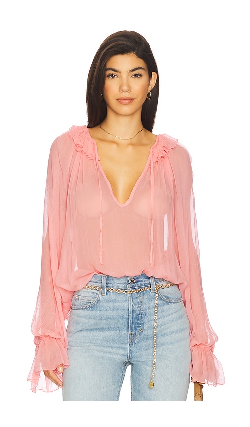 Treat Ürself sheer tops (pink×black) Treat Ürself sheer tops pink×black