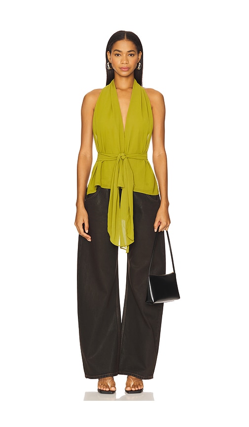 view 5 of 5 Demi Top in Moss Green