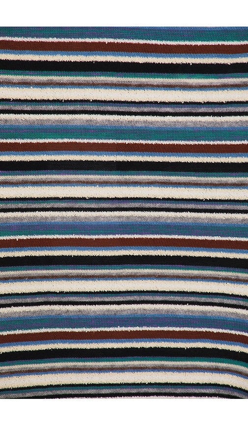 view 5 of 5 Lorraine Top in Blue Stripe Multi