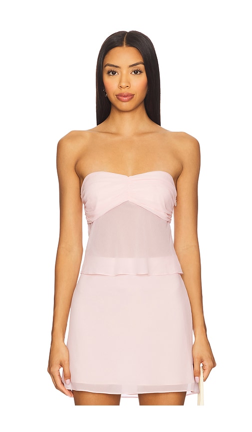 view 2 of 5 Mariah Top in Light Pink