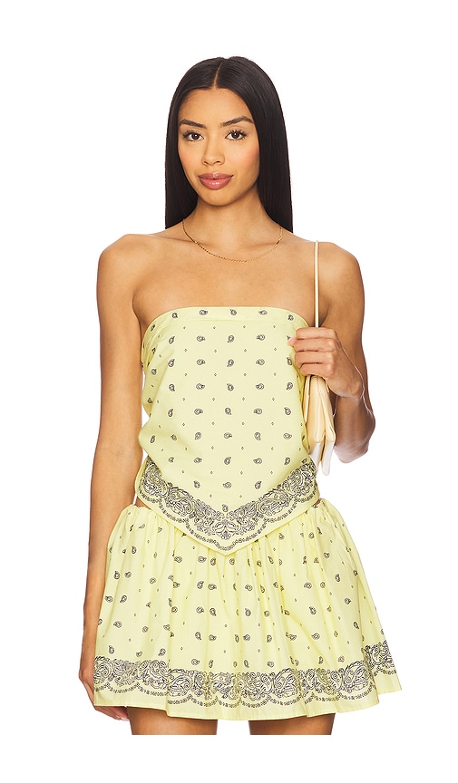 Lovers and Friends Amelia Top in Butter Yellow