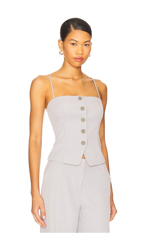 Lovers & Friends Margo Top In Gray