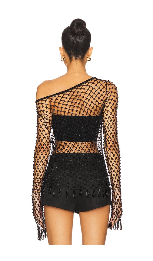 view 3 of 4 Bryna Off-shoulder Top in Black