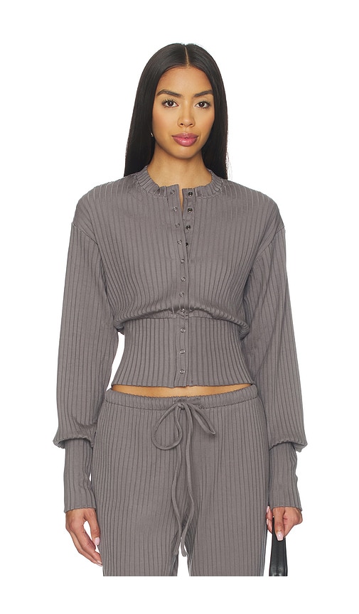 Lovers & Friends Olivia Top In Gray