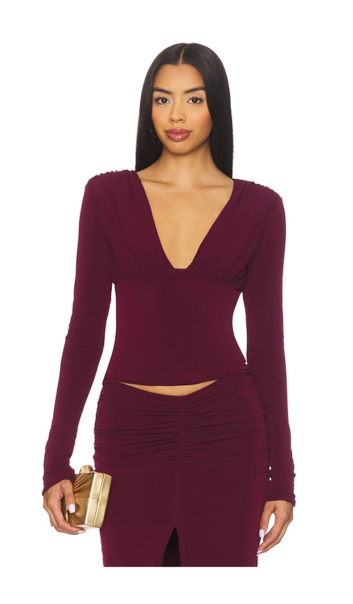 view 1 of 5 Leighton Top in Plum