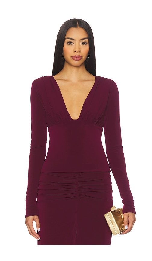 view 2 of 5 Leighton Top in Plum