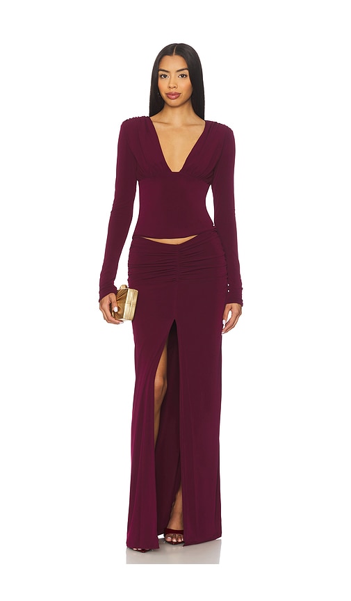 view 5 of 5 Leighton Top in Plum