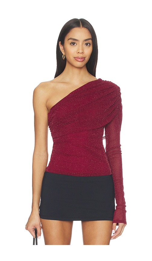 Lovers & Friends Lucille Top In Burgundy