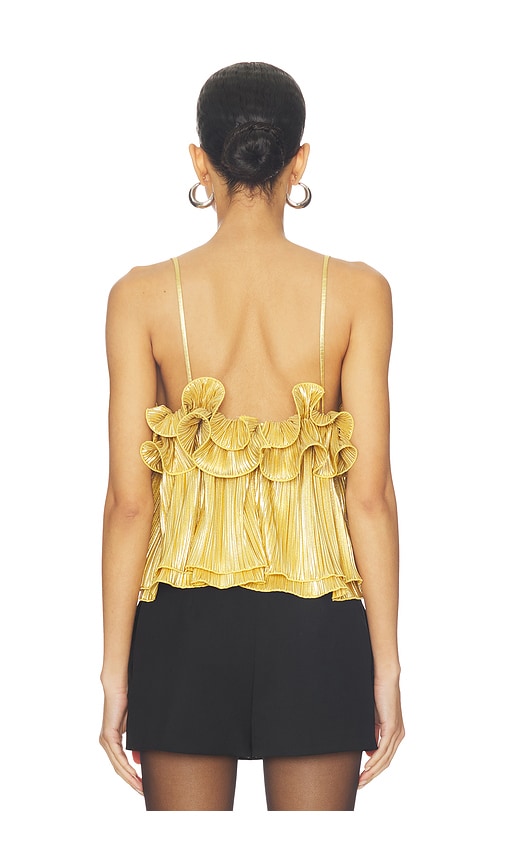 view 3 of 5 Aleena Top in Gold