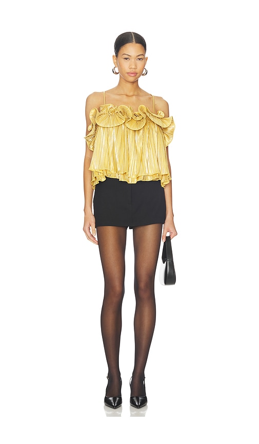 view 4 of 5 Aleena Top in Gold