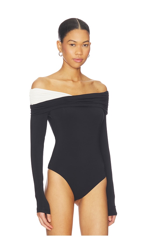 view 3 of 5 Courtney Bodysuit in Black & White