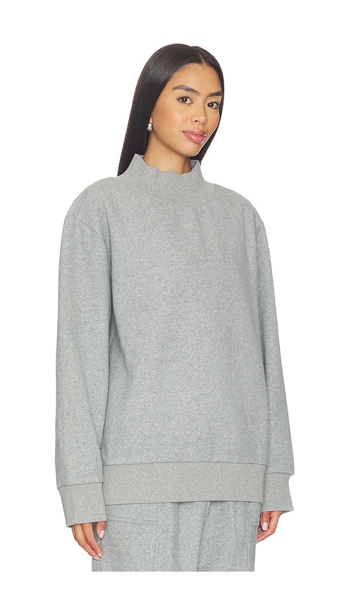 view 3 of 5 Laurel Sweatshirt Top in Dark Gray