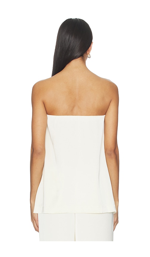 view 3 of 4 Alette Satin Top in Ivory