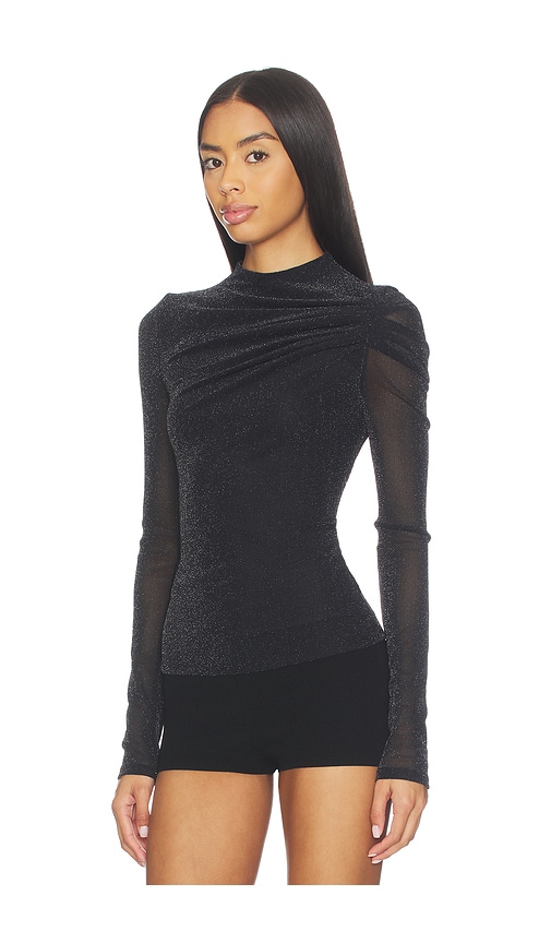 view 2 of 5 Vivian Top in Black Metallic