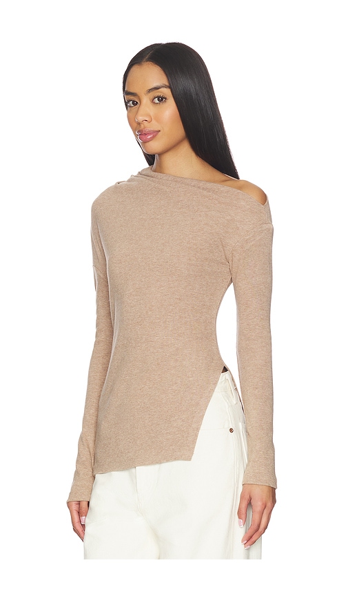 view 3 of 5 Lowri Top in Dark Tan