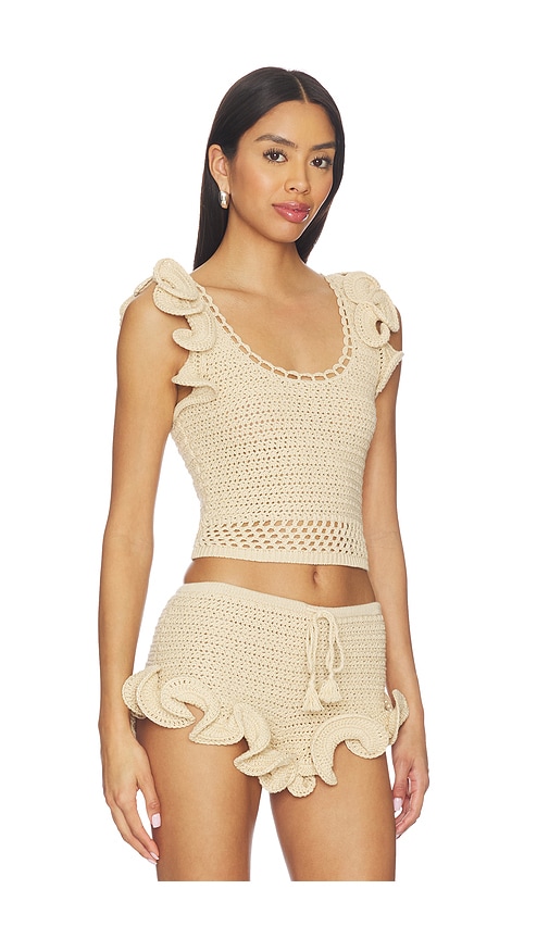 view 2 of 4 Emiko Sweater Vest in Light Taupe
