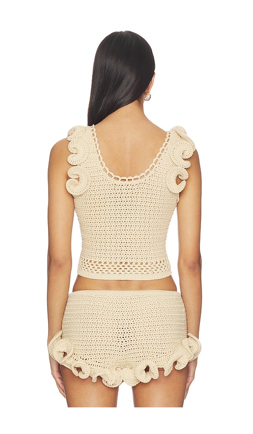 view 3 of 4 Emiko Sweater Vest in Light Taupe