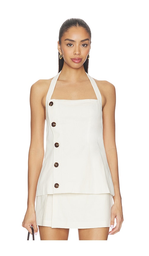 view 1 of 4 Paulina Top in Light Tan