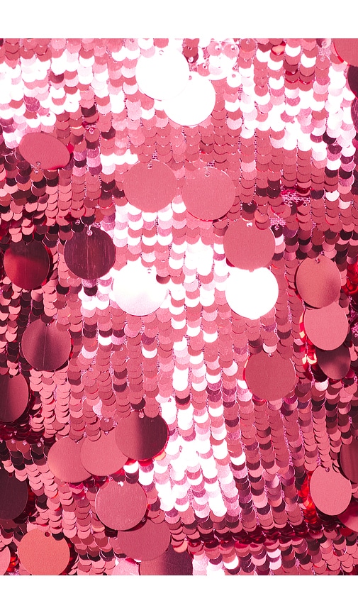 view 5 of 5 Mia Embellished Top in Hot Pink Sequin