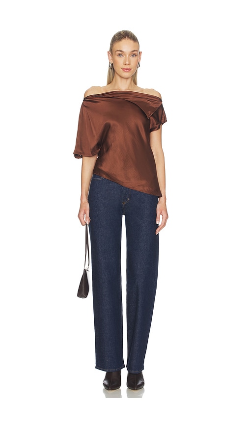 view 5 of 5 Margo Top in Chocolate