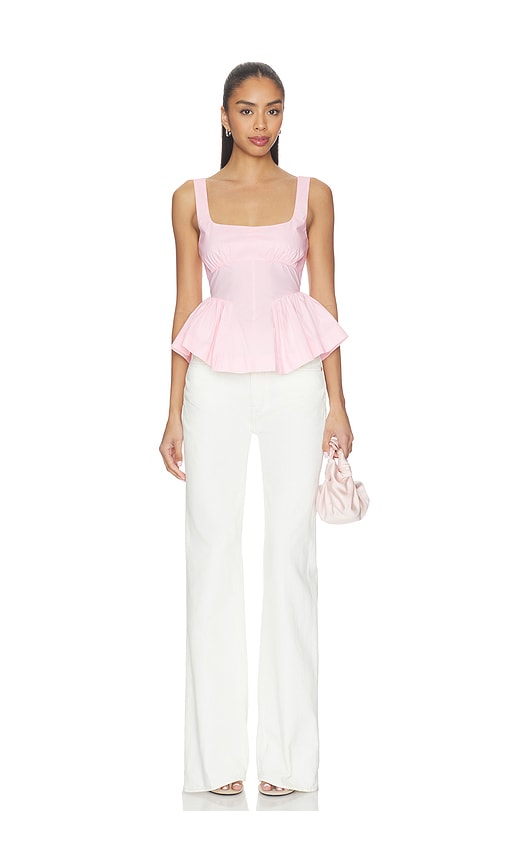 view 4 of 4 Victoria Top in Baby Pink