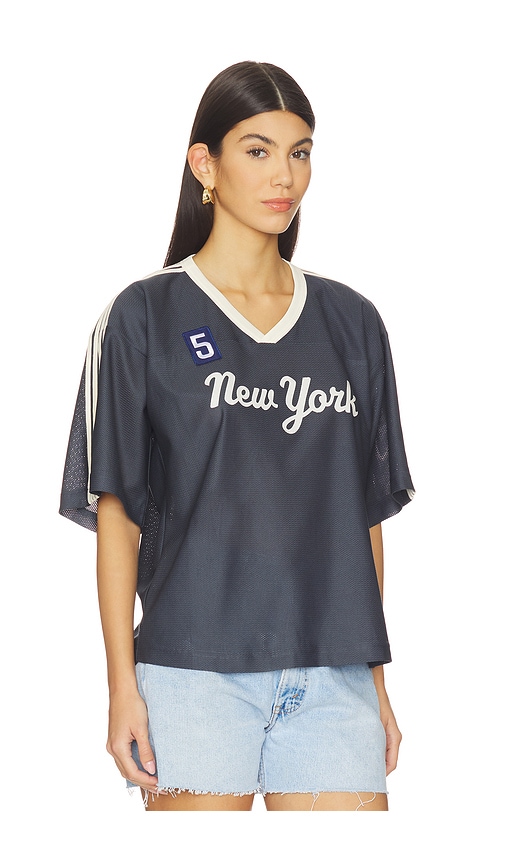 view 2 of 4 Wyatt Jersey Top in Navy Blue